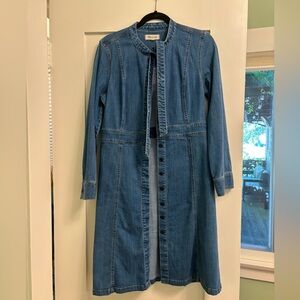 Madewell Long Sleeve Denim Dress